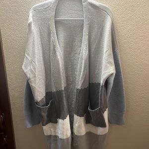 Women Color Block Knitted Cardigan‎